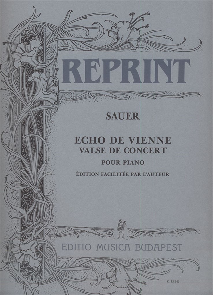Echo de Vienne. Valse de concert